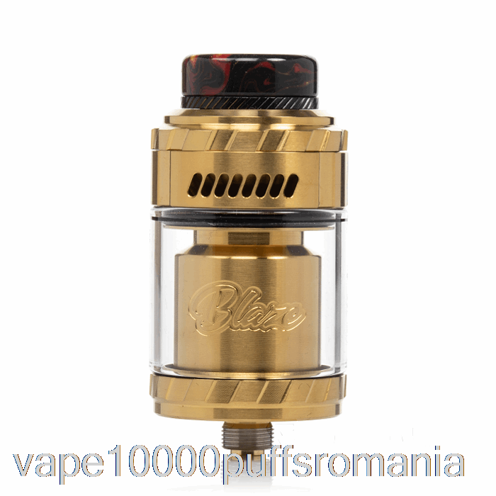 Vape Romania Thunderhead Creations Blaze Solo 25mm Rta Gold